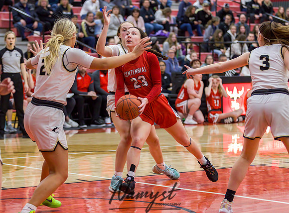 Centennial vs Andover Girls Varsity Basketball 146