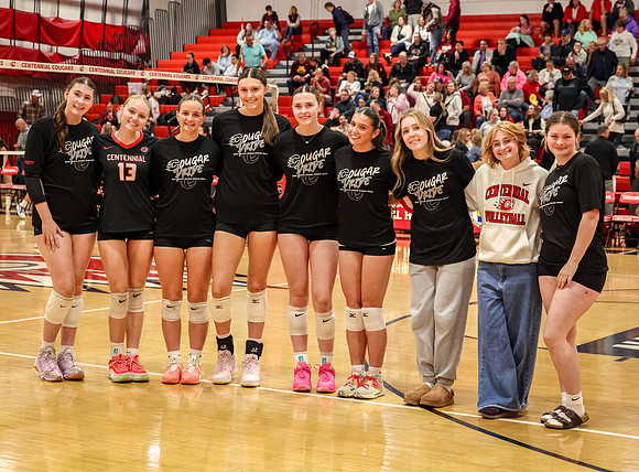 001 Centennial vs Maple Grove Varsity Volleyball