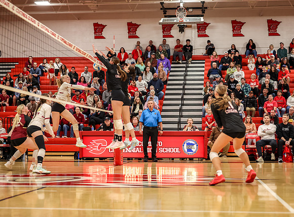 102 Centennial vs Maple Grove Varsity Volleyball
