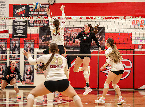113 Centennial vs Maple Grove Varsity Volleyball