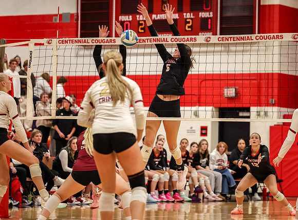 116 Centennial vs Maple Grove Varsity Volleyball