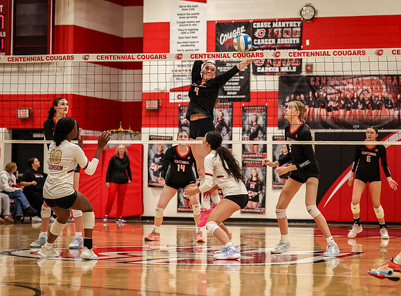 123 Centennial vs Maple Grove Varsity Volleyball