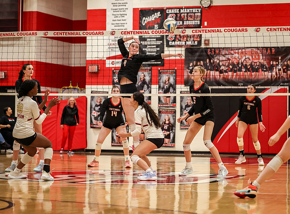 124 Centennial vs Maple Grove Varsity Volleyball