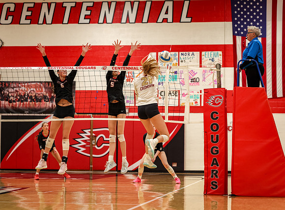 131 Centennial vs Maple Grove Varsity Volleyball