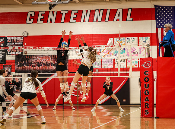 133 Centennial vs Maple Grove Varsity Volleyball