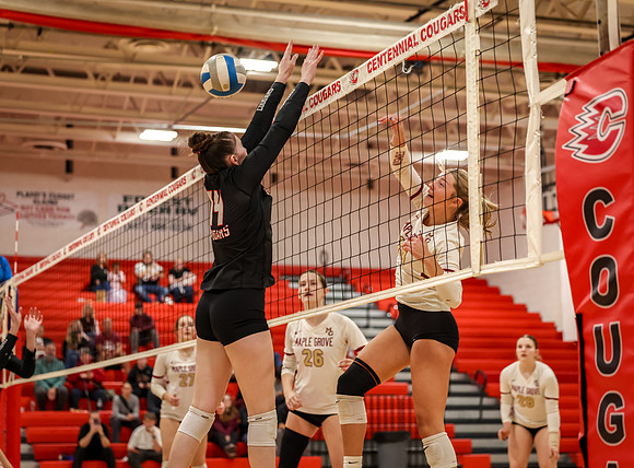 192 Centennial vs Maple Grove Varsity Volleyball