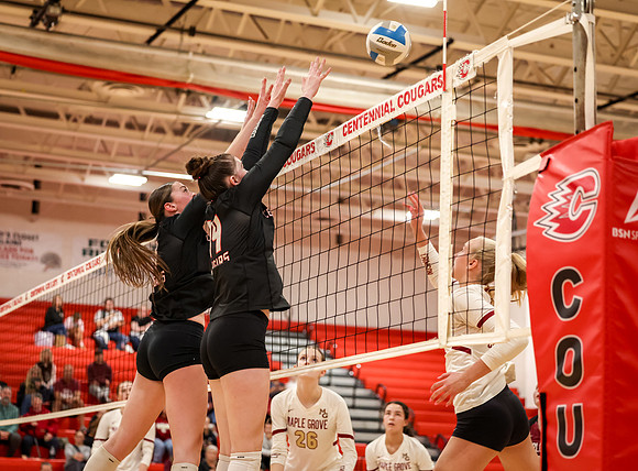247 Centennial vs Maple Grove Varsity Volleyball