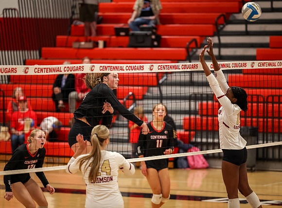 302 Centennial vs Maple Grove Varsity Volleyball