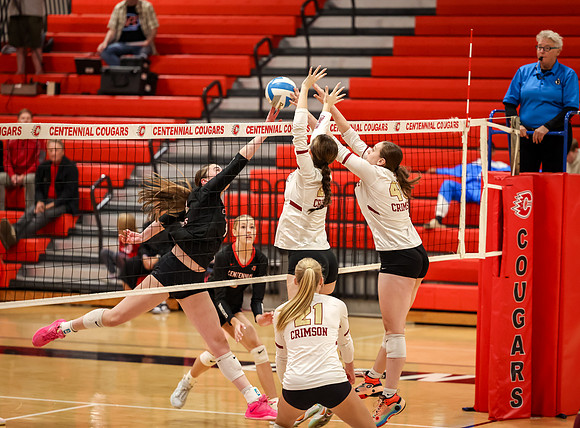 308 Centennial vs Maple Grove Varsity Volleyball