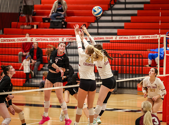 316 Centennial vs Maple Grove Varsity Volleyball