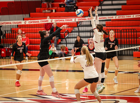 318 Centennial vs Maple Grove Varsity Volleyball