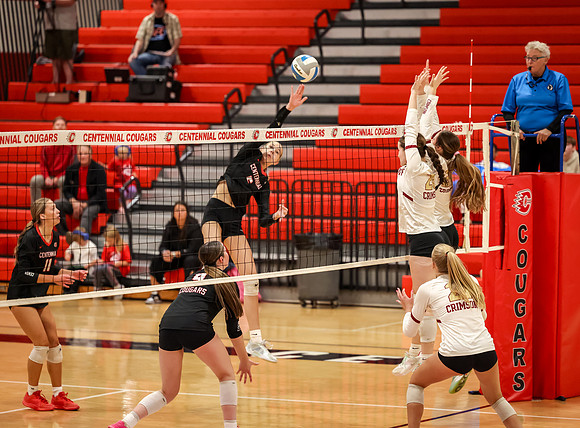 321 Centennial vs Maple Grove Varsity Volleyball