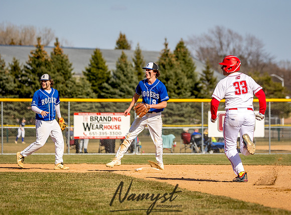 Centennial vs Rogers Varsity Baseball 155