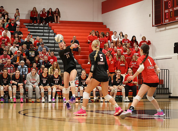 Centennial vs Blaine Girls Varsity Volleyball 29