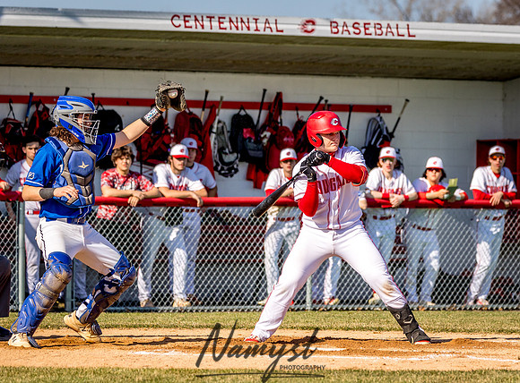 Centennial vs Rogers Varsity Baseball 159