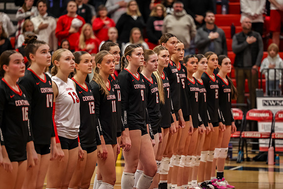 0006 Centennial vs Coon Rapids Varsity Volleyball