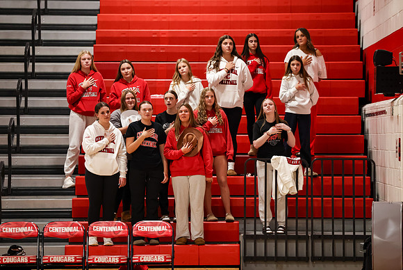 0015 Centennial vs Coon Rapids Varsity Volleyball