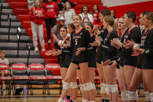 0040 Centennial vs Coon Rapids Varsity Volleyball