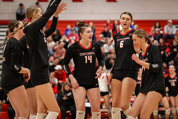0226 Centennial vs Coon Rapids Varsity Volleyball
