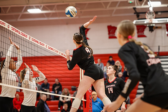 0249 Centennial vs Coon Rapids Varsity Volleyball