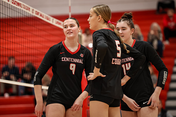 0333 Centennial vs Coon Rapids Varsity Volleyball