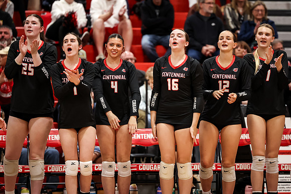 0424 Centennial vs Coon Rapids Varsity Volleyball