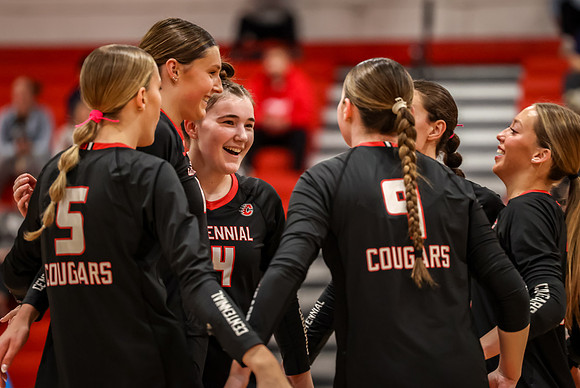 0423 Centennial vs Coon Rapids Varsity Volleyball