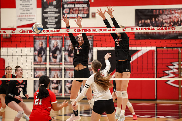 0433 Centennial vs Coon Rapids Varsity Volleyball