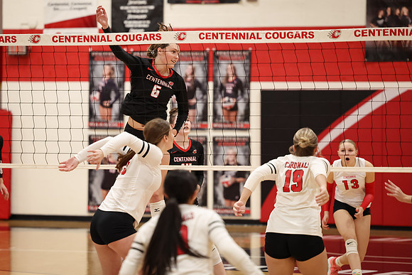 0448 Centennial vs Coon Rapids Varsity Volleyball