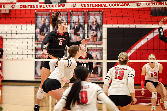 0450 Centennial vs Coon Rapids Varsity Volleyball