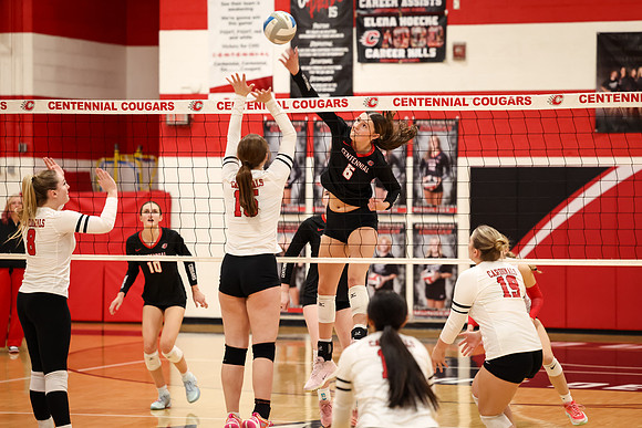 0461 Centennial vs Coon Rapids Varsity Volleyball