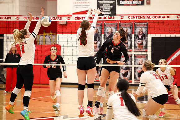 0463 Centennial vs Coon Rapids Varsity Volleyball