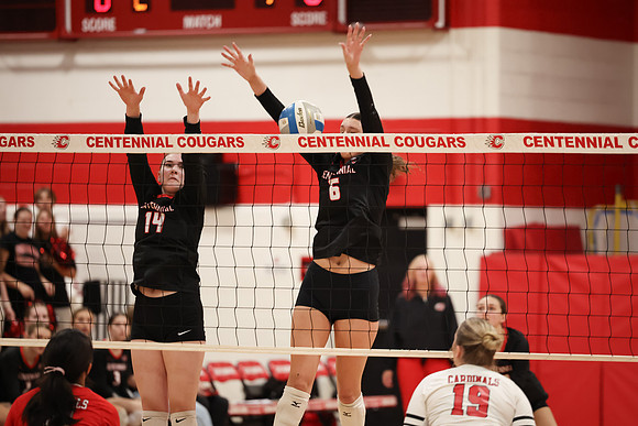 0468 Centennial vs Coon Rapids Varsity Volleyball