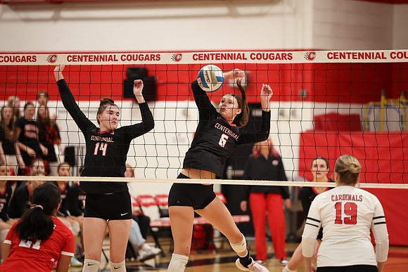 0471 Centennial vs Coon Rapids Varsity Volleyball