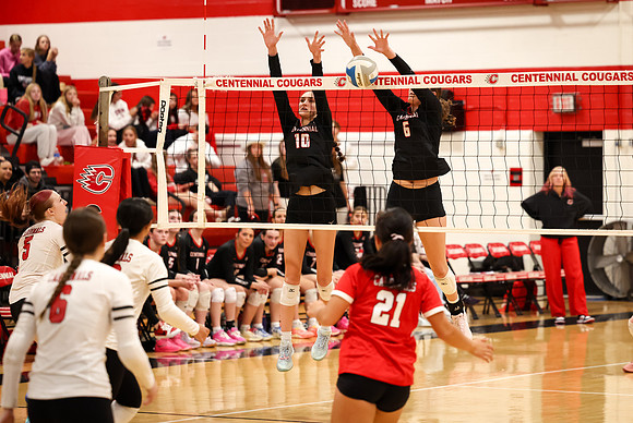 0497 Centennial vs Coon Rapids Varsity Volleyball
