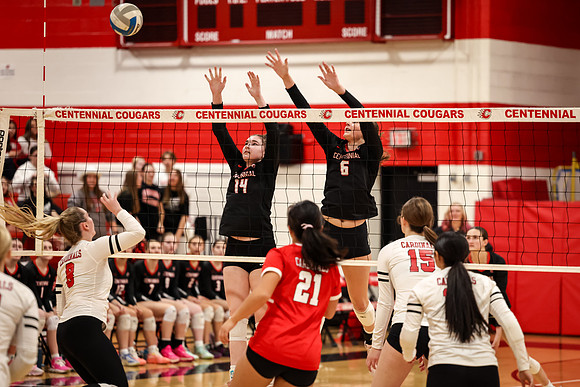 0478 Centennial vs Coon Rapids Varsity Volleyball
