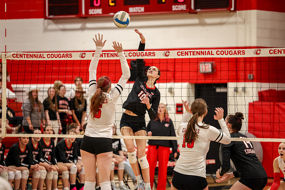 0510 Centennial vs Coon Rapids Varsity Volleyball