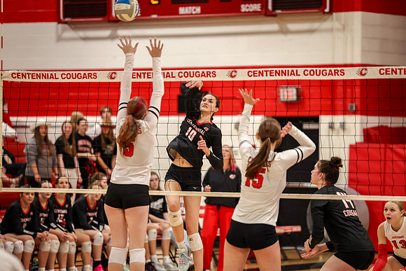 0511 Centennial vs Coon Rapids Varsity Volleyball