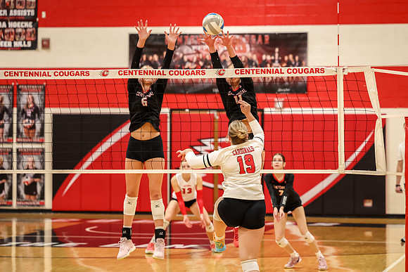 0503 Centennial vs Coon Rapids Varsity Volleyball