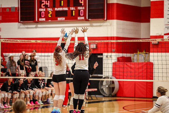 0523 Centennial vs Coon Rapids Varsity Volleyball