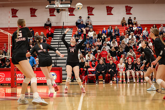 0591 Centennial vs Coon Rapids Varsity Volleyball