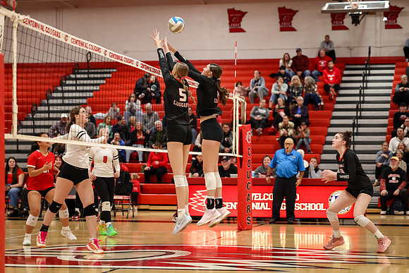 0658 Centennial vs Coon Rapids Varsity Volleyball
