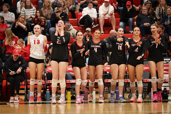 0684 Centennial vs Coon Rapids Varsity Volleyball