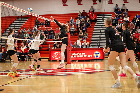 0743 Centennial vs Coon Rapids Varsity Volleyball