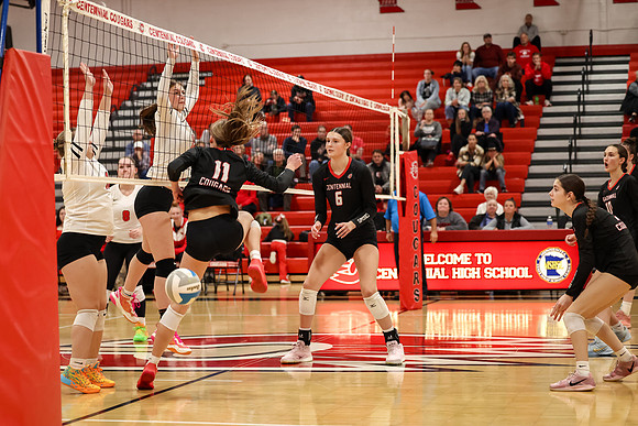 0844 Centennial vs Coon Rapids Varsity Volleyball