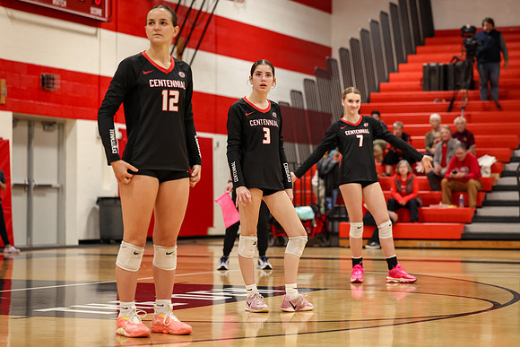 0944 Centennial vs Coon Rapids Varsity Volleyball