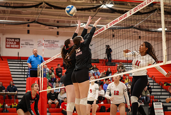 0969 Centennial vs Coon Rapids Varsity Volleyball