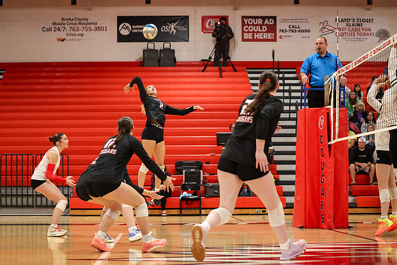 0998 Centennial vs Coon Rapids Varsity Volleyball