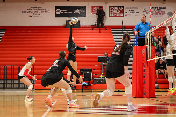 0999 Centennial vs Coon Rapids Varsity Volleyball