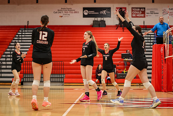 1020 Centennial vs Coon Rapids Varsity Volleyball
